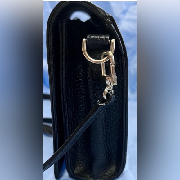 Metro City Crossbody Satchel Bag Black Leather Shoulder Purse Clutch Womens Gift - Picture 7 of 12